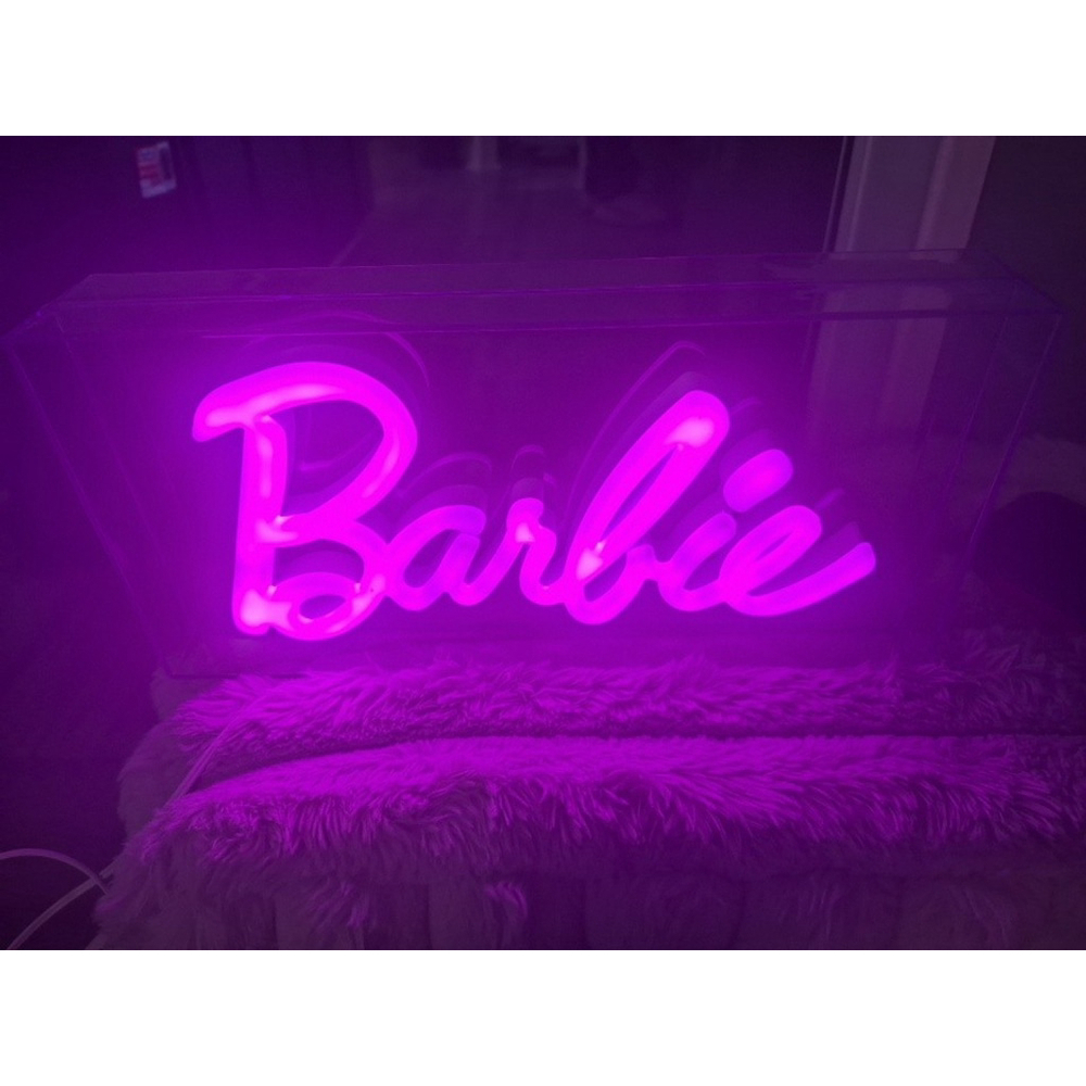 Paladone Barbie Neon Pink LED Light (USB Powered, Cable‎ Attached in Lamp)